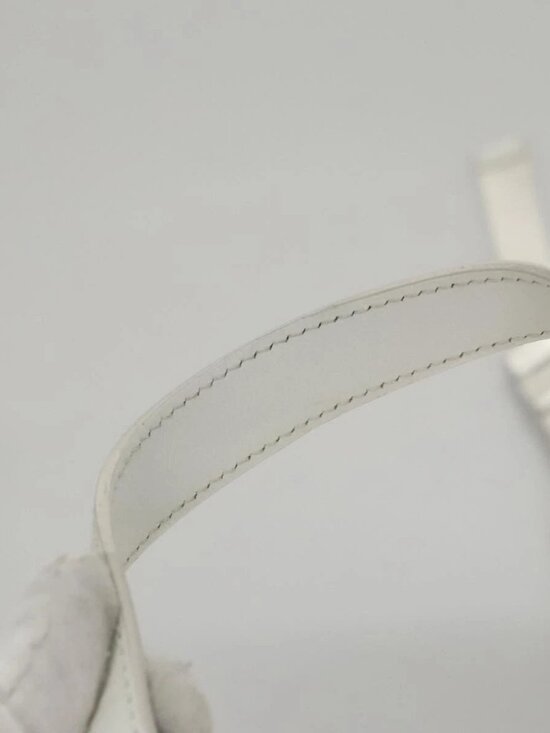 PRADA Backpack Nylon White Silver main image 10